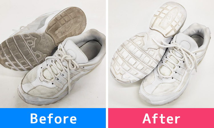 靴の内側の白い汚れは何ですか？
